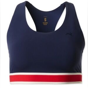 Tracksmith Run Bra Navy Sports Bra